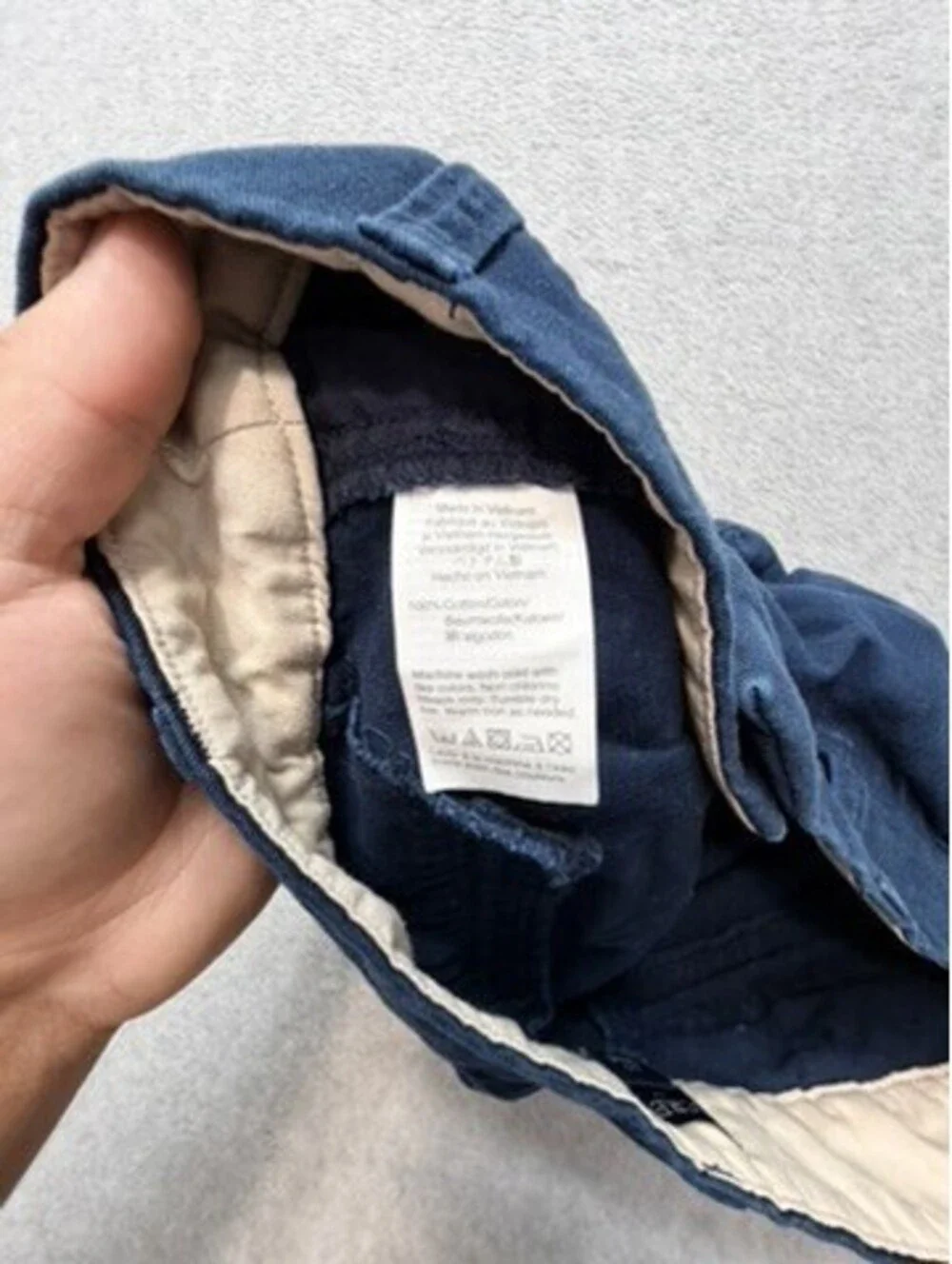 J Crew Womens Chino Shorts 00 Navy 100% Cotton Summer Casual Preppy